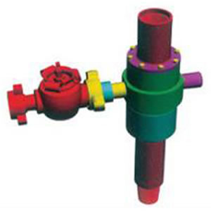 The rotational control head for the single-wing wellhead