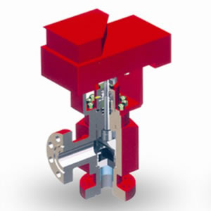 Hydraulic orifice choke valve